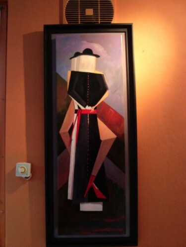 Painting titled "Colore della carne" by Vito Pastore D'Ostuni, Original Artwork
