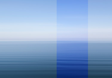 Photography titled "Blue part of the Sea" by Vitomirov, Original Artwork, Digital Photography