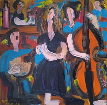 Painting titled "This is Fado XII" by Vitor Pisco, Original Artwork, Acrylic