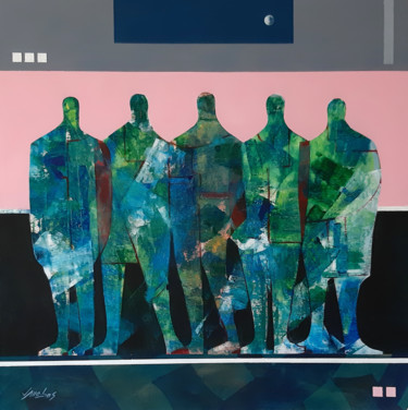 Pintura intitulada "Deslumbramento I" por Vitor Moinhos, Obras de arte originais, Acrílico