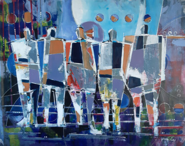 Pintura intitulada "Urbano #72" por Vitor Moinhos, Obras de arte originais, Acrílico
