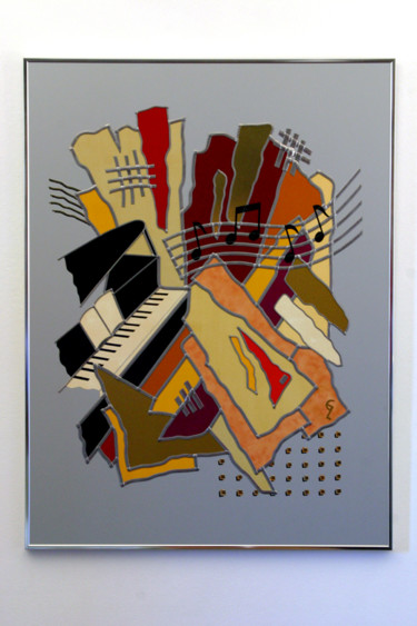 Peinture intitulée "piano.jpg" par Guy Laffont, Œuvre d'art originale