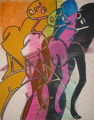 Peinture intitulée "sans titre 259" par Victor Valente, Œuvre d'art originale, Acrylique