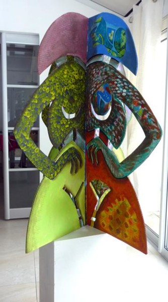 Sculpture intitulée "Femmes, vue 4" par Victor Valente, Œuvre d'art originale, Autre