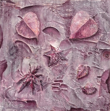 Peinture intitulée "LEAVES" par Vittoriana Mascheroni, Œuvre d'art originale, Acrylique