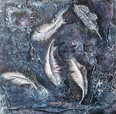 Peinture intitulée "LEGGEREZZA" par Vittoriana Mascheroni, Œuvre d'art originale, Acrylique