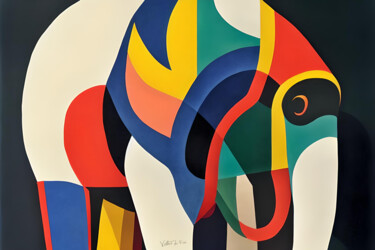 Arte digitale intitolato "I colori della memo…" da Vittorio De Fiso, Opera d'arte originale, Pittura digitale