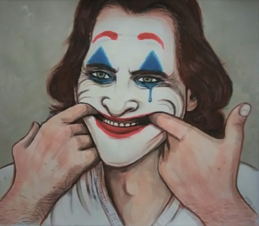 Pintura titulada "The Joker" por Vittorio Zocco, Obra de arte original, Acrílico