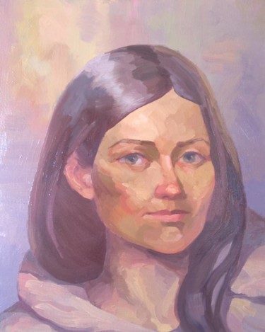 Painting titled "Sanya" by Vitya Zakharchenko, Original Artwork, Oil
