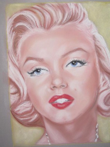 Pintura titulada "Marilyn Monroe" por Nadia Iglesia, Obra de arte original
