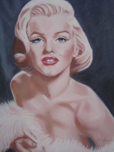Pintura titulada "Marilyn Monroe" por Nadia Iglesia, Obra de arte original