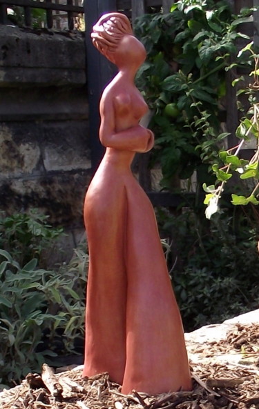 Sculpture intitulée "A quoi cela me sert…" par Vival33, Œuvre d'art originale, Argile
