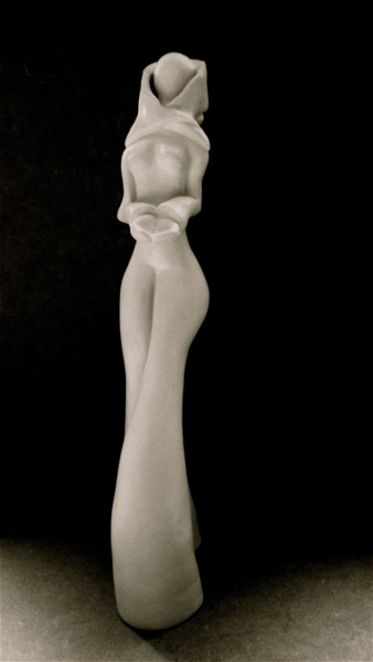 Sculpture titled "Chaque main tendue…" by Vival33, Original Artwork, Clay