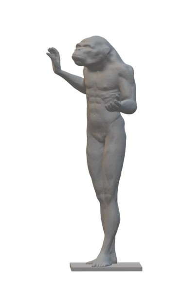 Скульптура под названием "Imagine Singles Man…" - Printle, Подлинное произведение искусства, Смола
