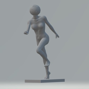 雕塑 标题为“Imagine-Woman-004” 由Printle, 原创艺术品, 树脂