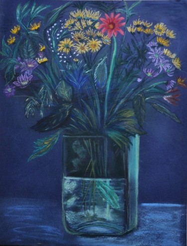Peinture intitulée "bouquet" par Viba, Œuvre d'art originale