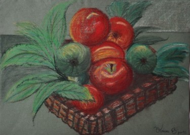 Peinture intitulée "les pommes" par Viba, Œuvre d'art originale