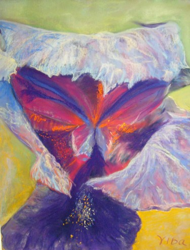 Painting titled "Belle bleue" by Viba, Original Artwork