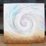 Painting titled "String in the Wind" by Viviano, Original Artwork, Oil