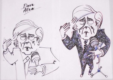 Drawing titled "Dave Allen" by Viviano, Original Artwork