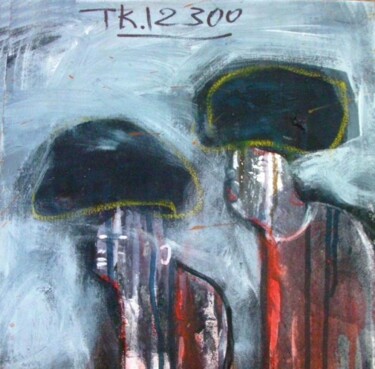 Painting titled "Travelers 2" by Vivien Tapsoba, Original Artwork, Acrylic