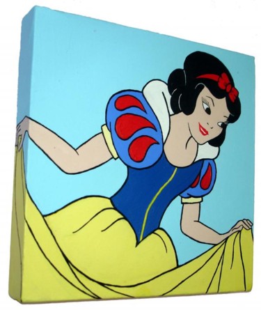 Painting titled "Snow White" by Vivienne Rose, Original Artwork