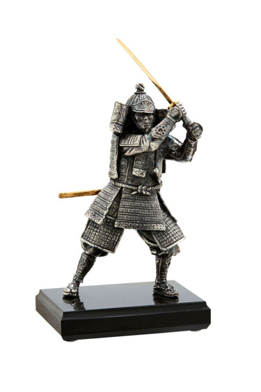 Escultura titulada "Samurai" por Vizuri, Obra de arte original, Bronce