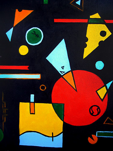 Malerei mit dem Titel "FRAGMENTS" von Vladislav Shtelts, Original-Kunstwerk, Acryl