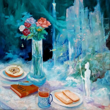 Painting titled "Lifestyle" by Vlad Sudnitskii, Original Artwork, Oil