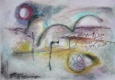 Цифровое искусство под названием "Композиция - пейзаж" - Vlad Vas, Подлинное произведение искусства, Цифровая живопись