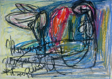 Картина под названием "Б.Н." - Vlad Vas, Подлинное произведение искусства, Пастель