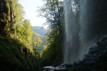 제목이 "У водопада"인 사진 Vlada Levkina로, 원작, 조작되지 않은 사진