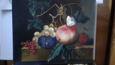 Painting titled "Голландский натюрмо…" by Vlada Volnovskaia, Original Artwork, Oil