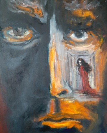 Картина под названием "Прощёное воскресенье" - Влада Волновская, Подлинное произведение искусства, Масло