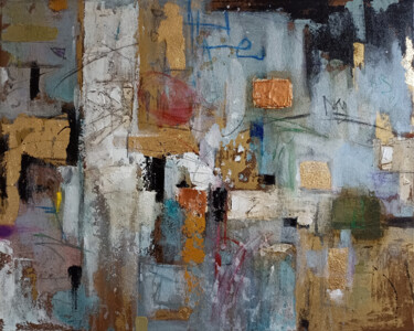 Картина под названием "Sonata abstracta #1" - Vladimir Castillo Gamboa, Подлинное произведение искусства, Акрил