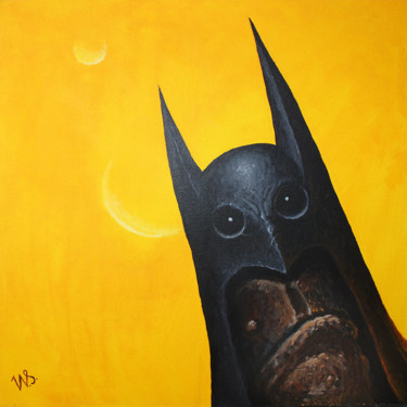 Malarstwo zatytułowany „Sunny Gotham” autorstwa Vladimir Chebakov, Oryginalna praca, Akryl
