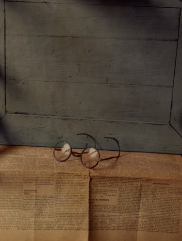 Eyeglasses Gravures & estampes intitulée "Eyeglasses" par Vladimir Clavijo-Telepnev, Œuvre d'art originale, Photographie manipulée