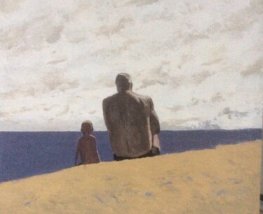 Картина под названием "Grandson" - Владимир Дайбов, Подлинное произведение искусства, Акрил Установлен на Деревянная рама дл…