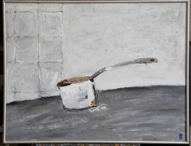 Картина под названием "Ковшик" - Владимир Дайбов, Подлинное произведение искусства, Масло
