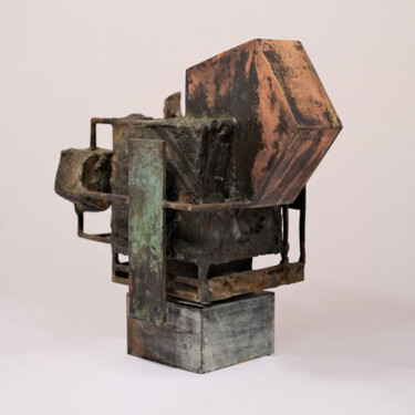 Sculpture intitulée "Unfolding compositi…" par Vladimir Fomin, Œuvre d'art originale, Bronze