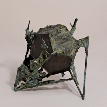 Sculpture titled "Meteor" by Vladimir Fomin, Original Artwork, Bronze