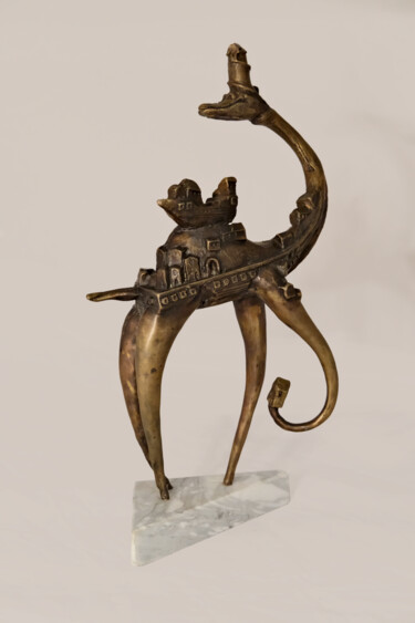 Skulptur mit dem Titel "Latarnia morska" von Vladimir Fomin, Original-Kunstwerk, Bronze