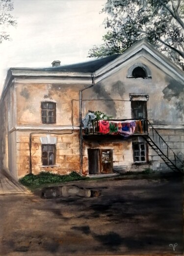 Pittura intitolato "Контрасты" da Vladimir Frolov, Opera d'arte originale, Olio