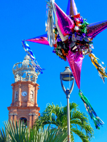 Fotografía titulada "Navidad, Estrella" por Théo Golb, Obra de arte original