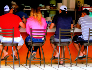 Photographie intitulée "El bar" par Théo Golb, Œuvre d'art originale