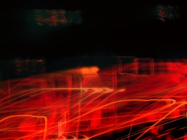 Arts numériques intitulée "Étude en rouge 1" par Théo Golb, Œuvre d'art originale