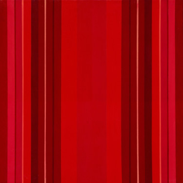 Peinture intitulée "Le rouge rassurant" par Théo Golb, Œuvre d'art originale, Acrylique