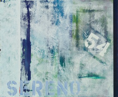 Malerei mit dem Titel "SERENO" von Théo Golb, Original-Kunstwerk, Acryl