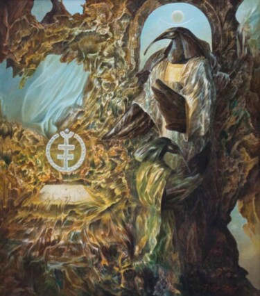 Painting titled "Отец и Сын" by Vladimir Gurlev, Original Artwork