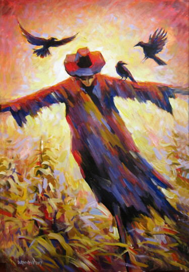 Painting titled "Lord of the fields" by Vladimir Lutsevich, Original Artwork, Acrylic